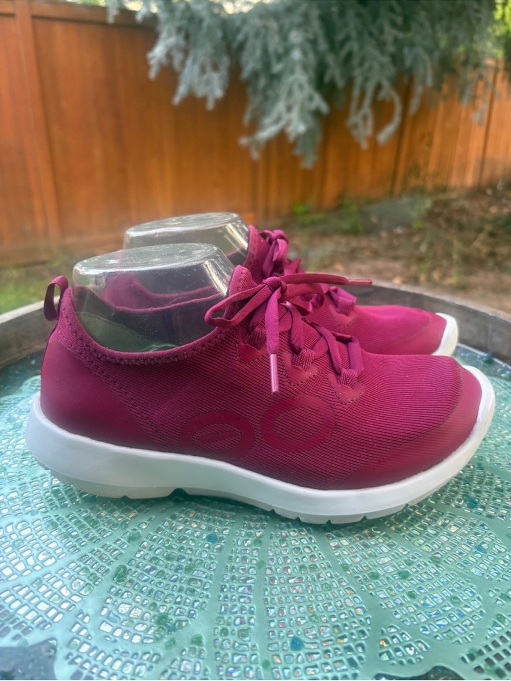 OOFOS OOmg Sport LS Low Shoe in Rosebud Size US 7.5 Comfort Recovery Sneakers - Picture 2 of 10